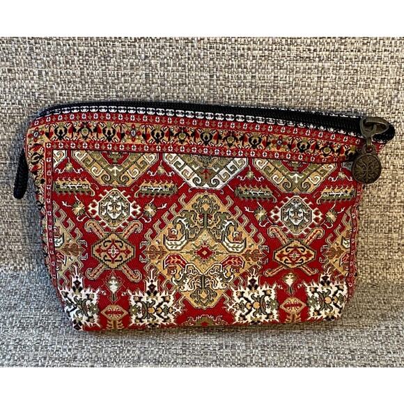 Oriental Carpet Creations Makeup Bag MKBG02 – 7x4 in Tabas (Persian)- Pre-Owned - Picture 2 of 9
